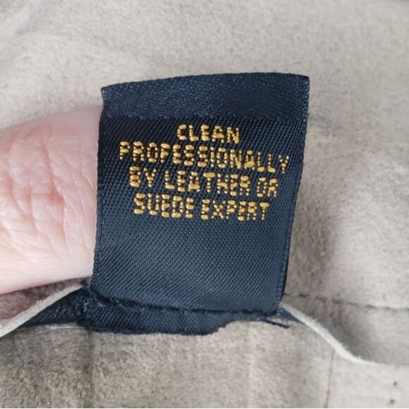 Cole Haan Soft Leather Raw Hem Blazer Size 6 - Picture 8 of 8